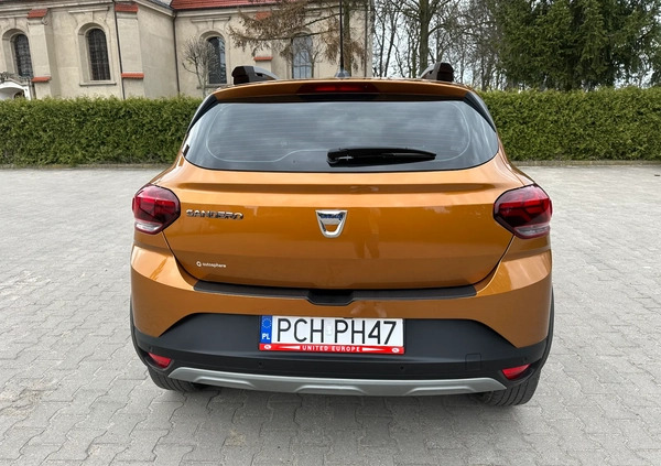 Dacia Sandero Stepway cena 52500 przebieg: 100000, rok produkcji 2021 z Gniew małe 704